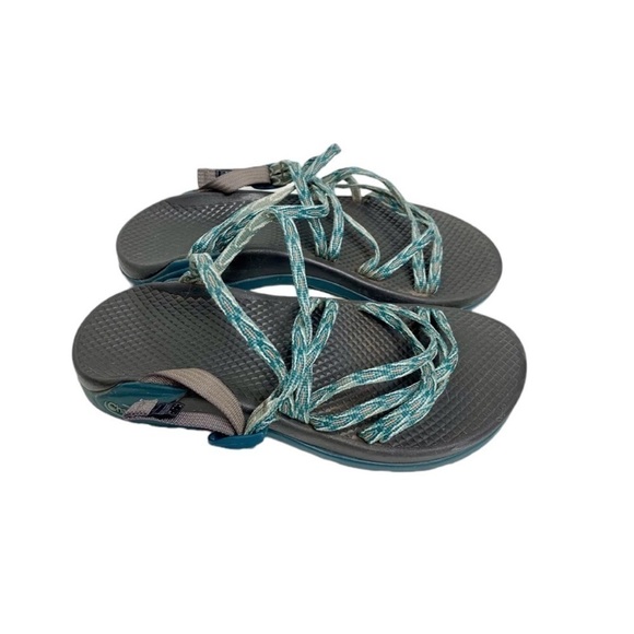 CHACO Zong X Ecotread Sandals Slip on Green Fizz Hiking Outdoors Size 10 - Picture 1 of 8